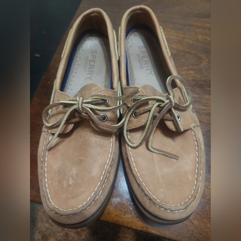 Sperry Tan Leather Loafers